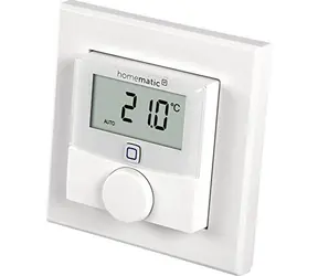 Homematic IP Nástěnný termostat se senzorem vlhkosti / IP20 / napájení 2x AAA