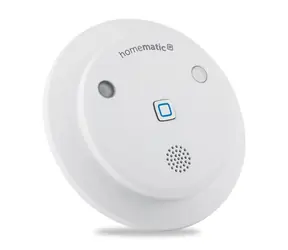 Homematic IP Siréna vnitřní / Akustická (90dB) a optická signalizace (2x LED) / IP20 / 3x AA