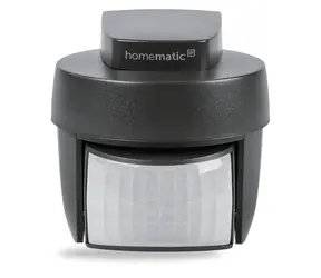 Homematic IP PIR detektor pohybu se senzorem jasu - venkovní antracit / dosah až 12m / IP44 / 2x AA
