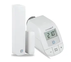 Homematic IP Startovací sada - regulace vytápění / 1x Termostatická hlavice & 1x Okenní a dveřní senzor - magnetický 