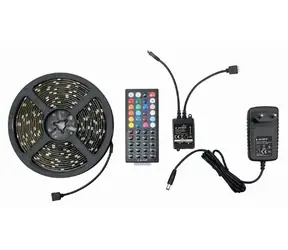 Gembird RGB LED pásek 5m / IP65 / dálkový ovladač