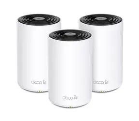 TP-Link Deco XE75 3-pack / WiFi systém MESH AXE5400 / Tri-Band / 574+2402+2402 MHz 