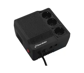Rozbaleno - PowerWalker AVR 1000 / regulátor napětí / 1000VA / 600W / 3x Schuko / rozbaleno