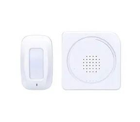 Solight 1D22 Bezdrátový hlásič pohybu gong bílá / externí PIR čidlo / napájení bateriemi
