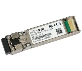 MikroTik XS+31LC10D / optický modul kombinovaný / SFP / SFP+ / SFP28 / SM / 10km / 1.25 10 25Gbps / 1310nm / 2x LC