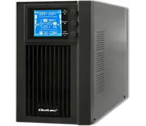 Qoltec 53042 UPS černá / UPS / 1000VA / 800W / LCD