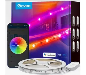 Govee WiFi RGBIC Smart PRO LED pásek 5m - extra odolný / 24W / 650 lm / RGBIC / BT / WiFi