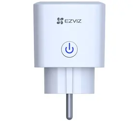 EZVIZ chytrá zásuvka T30-10B Statistics / Wi-Fi / EU / 2300 W / Google Assistant / Amazon Alexa / bílá