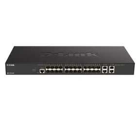 D-Link DXS-1210-28S / Smart Managed Switch / 24 x 10G SFP+ ports + 4 x 10G Base-T