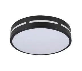 IMMAX NEO LITE PERFECTO SMART stropní svítidlo kruh 30cm 24W černá / TUYA / Wi-Fi