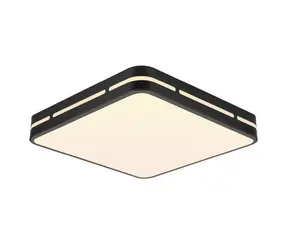 IMMAX NEO LITE PERFECTO SMART stropní svítidlo čtverec 30cm 24W černá / TUYA / Wi-Fi