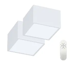 IMMAX NEO sada 2x CANTO SMART stropní svítidlo  15x15cm 12W bílá / Zigbee 3.0 + DO / TUYA