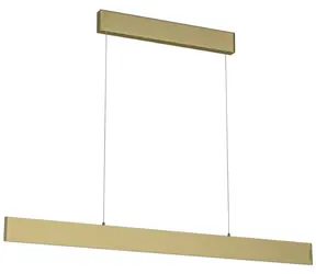 IMMAX NEO LISTON SMART závěsné svítidlo 118cm 18W zlatá / Zigbee 3.0 & TUYA