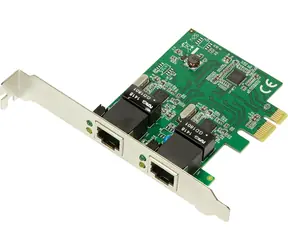 LogiLink PC0075 / PCIe síťová karta / 2x RJ45 / 1Gbps 