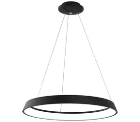 IMMAX NEO LIMITADO SMART závěsné svítidlo 80cm 48W černá / Zigbee 3.0 & TUYA