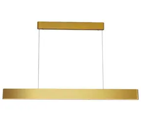 IMMAX NEO MILANO SMART závěsné lineární svítidlo 120cm / CCT 40W/RGB 18W / zlatá / Zigbee 3.0 & TUYA