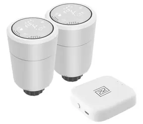 IMMAX NEO SMART sada 2x Termostatická hlavice Zigbee + SMART NEO BRIDGE PRO v2 / Wi-Fi / TUYA