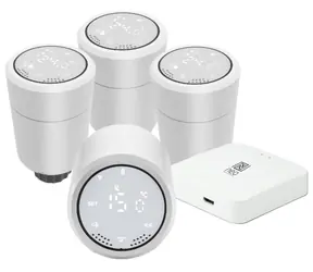 IMMAX NEO SMART Termostatická hlavice 4+1 Starter Kit / Zigbee & TUYA