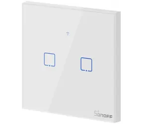 Sonoff IM190314013 T1 EU TX / Chytrý vypínač / 2 kanály / WiFi