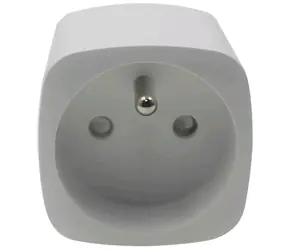 iQtech SmartLife WS024 bílá / Chytrý zásuvkový adaptér / Wi-Fi / 1x zásuvka 16A (F)