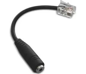 Sonoff Adaptér pro senzory 2.5 mm Jack (F) - RJ9 (M) 5 cm černá