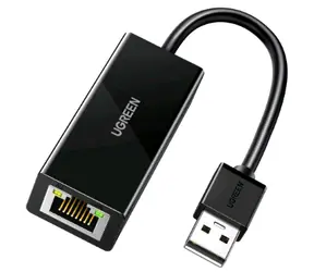 UGREEN CR110 Adaptér USB na RJ45 černá