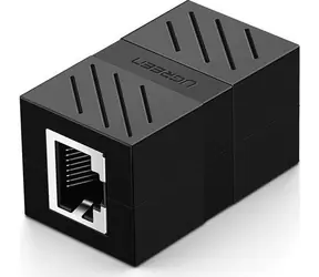 Ugreen NW114 Cat 7 UTP Ethernetová spojka RJ45 černá / 8P/8C / prodlužovací kabel