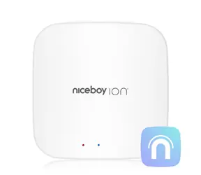 Niceboy ION ORBIS Bridge bílá / Řídící jednotka pro ION ORBIS / dosah 90m / WiFi / ZigBee 3.0 / Bluetooth 5.0