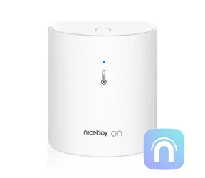 Niceboy ION ORBIS Meteo Sensor bílá / Senzor teploty a vhkosti / ZigBee / Bluetooth / MESH 