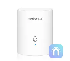 Niceboy ION ORBIS Water Sensor bílá / Detektor úniku vody / ZigBee / Bluetooth / MESH