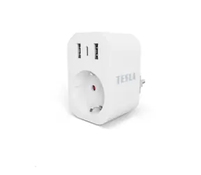 Tesla Smart Plug SP300 USB / Chytrá zásuvka / 3680W / 1x 230V AC / 2x USB-A / 1x USB-C / WiFi