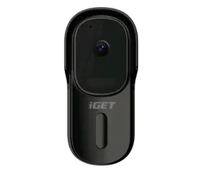 iGET HOME DS1 černá / Chytrý bezdrátový zvonek / FHD kamera / 170°/ IR / CMOS