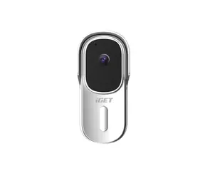 iGET HOME DS1 bílá / Chytrý bezdrátový zvonek / FHD kamera / 170°/ IR / CMOS
