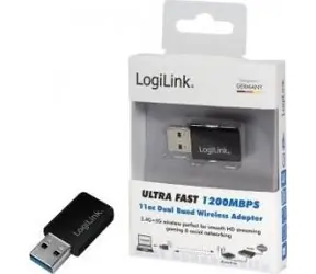 LogiLink WL0243 černá / WiFi adaptér / USB 3.0 / 1200 Mbps / 802.11ac