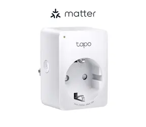 TP-Link Tapo P100M bílá / WiFi Chytrá zásuvka / vzdálený přístup / hlasové ovládání / časovač 
