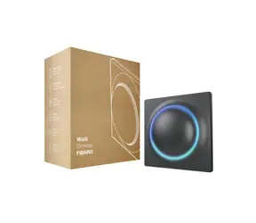 Fibaro Walli Dimmer černá / Chytrý stmívač / Z-Wave
