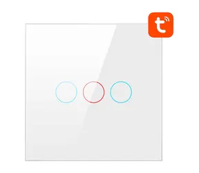 Avatto TS02-EU-W3 bílá / Chytrý vypínač / 3 kanály / WiFi