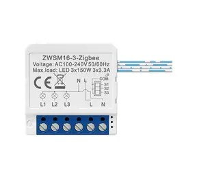 Avatto ZWSM16-W3 bílá / Chytrý spínač / 3 kanály / ZigBee
