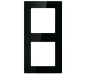 Avatto N-TS10-Frame-B2 černá / Rámeček pro zásuvky a vypínače / 2 pozice