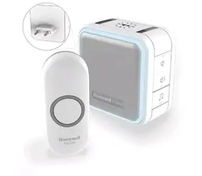 Honeywell Home DC515NP2 / bezdrátový zvonek / dosah až 150 m / 6 melodií