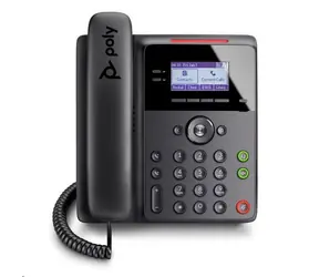 Poly Edge B20 - 8 linek černá / IP Telefon / 8 linek / 2.8" displej / 2x RJ-45 / PoE