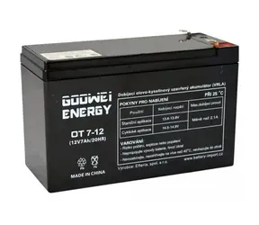 GOOWEI ENERGY Pb záložní akumulátor VRLA AGM 12V/7.2Ah