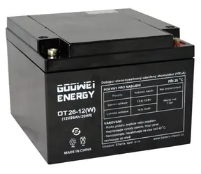 GOOWEI ENERGY Pb záložní akumulátor VRLA GEL 12V/26Ah