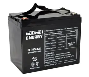 GOOWEI ENERGY Pb záložní akumulátor VRLA GEL 12V/85Ah 