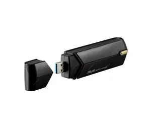 ASUS USB WiFi 6 USB-AX56 AX1800 (bez podstavce) / USB Wi-Fi adaptér / 2.4GHz - 574Mbps / 5GHz - 1201Mbps / USB 3.2 Gen 1