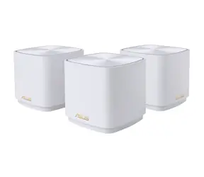 ASUS ZenWifi XD5 bílá 3ks / Mesh router AX3000 / WiFi 6 / 2.4GHz / 5GHz / 1x WAN + 1x LAN
