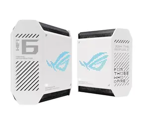 ASUS ROG Rapture GT6 bílá 2ks / Router AX10000 / 2.4GHz / 2x 5GHz / WAN + 3x LAN
