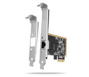 AXAGON PCEE-GRF, PCIe síťová karta - 1x Gigabit Ethernet port (RJ-45), Realtek 8111F, vč. LP