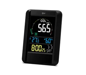 Airbi CO2AIR - digitální měřič oxidu uhličitého / čidlo teploty + vlhkosti / budík
