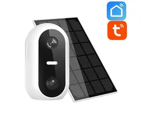 Solight bateriová WiFi kamera se solárním panelem / Venkovní IP kamera / 1920 x 1080 / IP54 / Wi-Fi